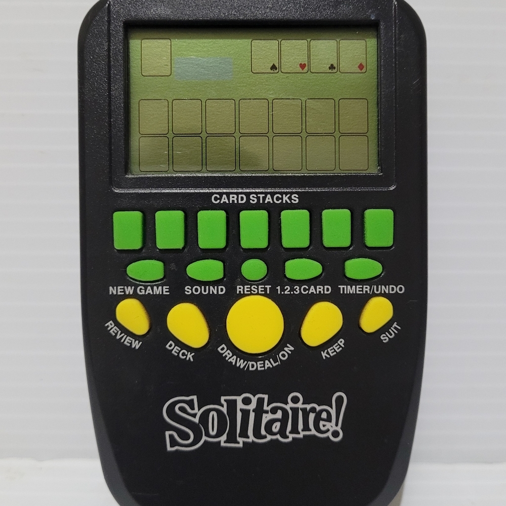 Westminster Solitaire Handheld Electronic Arcade Travel Game Tested Working.